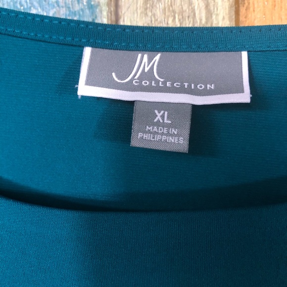 JMCollection Studded Long Sleeve Shirt - Picture 3 of 4